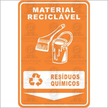 Material reciclável - resíduos químicos 